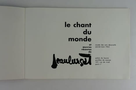 Réunion de 3 catalogues sur Jean Lurçat. 1) Jean Lurçat Tapisseries Nouvelles, Exposition du 1er juin au 1er octobre 1956, Maison de la Pensée ...