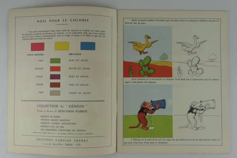 2 Albums à colorier - Animaux sauvages présentés par Gédéon & La ferme de Gédeon.. Benjamin RABIER