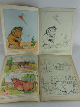 2 Albums à colorier - Animaux sauvages présentés par Gédéon & La ferme de Gédeon.. Benjamin RABIER