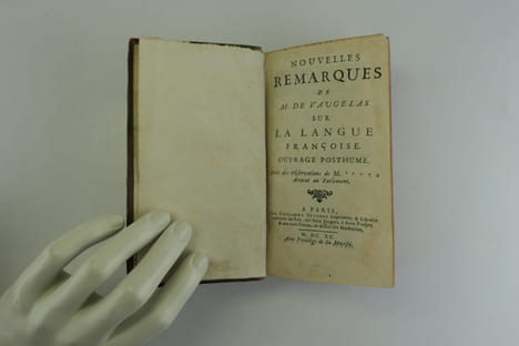 Nouvelles remarques de M. de Vaugelas sur la langue francoise. Ouvrage posthume. Avec des observations de M... (Alemand) avocat au parlement.. Claude ...