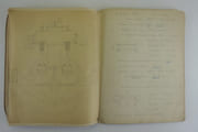(Automobile) MERCEDES 40 HP. Cahier manuscrit de 28 pages rédigé par un ingénieur, décrivant d'une manière très détaillée les caractéristiques techniques de cette automobile, agrémenté de photos d'époque, de croquis et de coupes techniques sur papier calque. Le cahier est vraisemblablement contemporain de la sortie de ce modèle (1923).  par Anonyme - Image 5