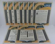 Le Musée du Livre. Bulletin Mensuel. Année complète du numéro 1 à 10, d'Octobre 1927 à juillet 1928 (pas de parution en août et septembre) par Textes de Henri Pourrat, H.L., Marius Bouquinet, Henri Jonquières, Paul-Louis Hervier, Albert Bouckaert, Clément Janin, Louis Le Clert, Roger Allard, Roger Devigne.  - Image 1