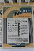 Le Musée du Livre. Bulletin Mensuel. Année complète du numéro 1 à 10, d'Octobre 1927 à juillet 1928 (pas de parution en août et septembre) par Textes de Henri Pourrat, H.L., Marius Bouquinet, Henri Jonquières, Paul-Louis Hervier, Albert Bouckaert, Clément Janin, Louis Le Clert, Roger Allard, Roger Devigne.  - Image 2
