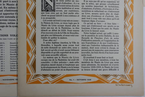 Le Musée du Livre. Bulletin Mensuel. Année complète du numéro 1 à 10, d'Octobre 1928 à juillet 1929 (pas de parution en août et septembre). ...