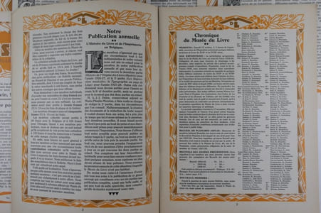 Le Musée du Livre. Bulletin Mensuel. Année complète du numéro 1 à 10, d'Octobre 1928 à juillet 1929 (pas de parution en août et septembre)