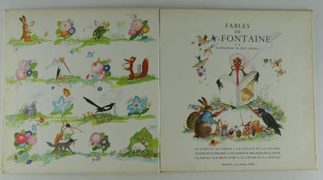 Fables de La Fontaine. Le loup et le chien. La cigale et la fourmi. Le coq et le renard. Les animaux malades de la peste. La poule aux oeufs d'or. Le ...
