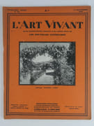 L'ART VIVANT, Revue bi-mensuelle des Amateurs et des Artistes éditée par Les Nouvelles Littéraires. 5e année, n°113. Illustration de couverture : Grenade- Alhambra - Jardin par Collectif. Rédacteur en chef : Florent Fels - Image 1
