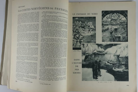 L'ART VIVANT en Norvège. 6e année, n°144. Couverture : Per Krohg - Les ïles Lofoten. Tidens Tegn le journal de toute la Norvège.. Collectif.