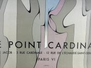 (LITHOGRAPHIE) Affiche de l'Exposition Joaquin Ferrer / Galerie LE POINT CARDINAL 11 mai-fin juin 1971 par Joaquin FERRER  - Image 3