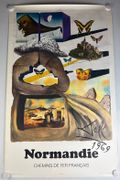 Salvador Dali / Affiche SNCF 1969 / Chemins de fer français / NORMANDIE par Salvador DALI
