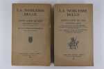 La noblesse belge. Annuaire de 1922, en 2 parties, complet. . Publié sous la direction du Baron de Troostembergh ( t.1) et A. de Ridder, avec la ...