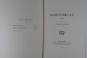 Réunion de deux textes : Marisabelle - Poème. Librairie Nationale d'Art et d'Histoire, G. Van Oest & Cie, Editeurs. Les Approches, Poèmes. André de Rache, Editeur. En couverture: fac-similé d'une gravure de Paul Bril. par Pierre NOTHOMB - Image 4