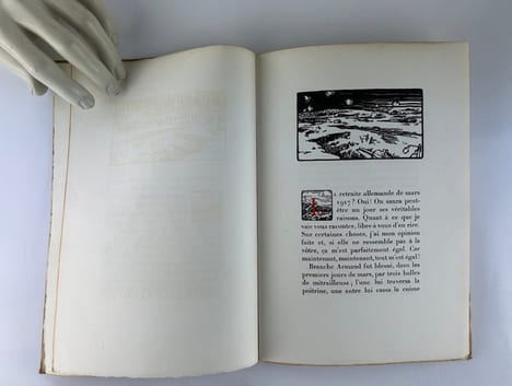 Elévation et mort d'Armand Branche. Frontispice et ornements typographiques dessinés et gravés sur bois par Clément Serveau.. Georges DUHAMEL