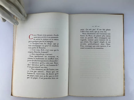 Elévation et mort d'Armand Branche. Frontispice et ornements typographiques dessinés et gravés sur bois par Clément Serveau.. Georges DUHAMEL
