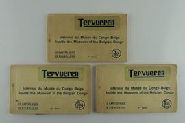Cartes postales : TERVUREN Intérieur du Musée du Congo Belge - Inside the Museum of the Belgian Congo. 12 cartes vues / 12 view cards. Séries 1, 2 & 3. par 
