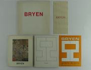 Réunion de 4 catalogues d'exposition. 1.  Bryen Musée des Beaux-Arts Le Havre, 13 juin - 30 août 1970. 10 reproductions coul. & NB. Texte de Geneviève Testanière.   // 2. Bryen, Galerie de Seine, Paris, 7 octobre au 7 novembre 1970. Reproduction de 29 tableaux en couleur & NB (avec carton d'invitation) // 3 Bryen O.P.N.I. (objets peints non identifiés), du 14 avril au 14 mai 1976, Galerie Cavalero, Cannes. 2p. 3 reprodcutions NB // 4. Bryen huiles sur toile, 5 mai - 16 juin 1977, Galerie Albert Verbeke. Préface de Pierre Cabanne, 12 reproductions couleur. par Camille BRYEN - Image 1