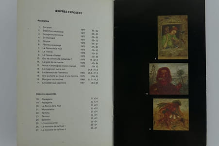 BRAUER Réunion de 2 catalogues d'exposition. 1. Brauer April - May 1969 Marlborough Fine Arte, London.5 reproductions couleur et 6 en NB (marque de mouillure en pied de toutes les pages) // 2. Brauer Galerie Octave Negru, Paris. 10 mai - 10 juin 1977. 9 reproductions couleur. Biographie. Expositions personnelles.