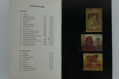 BRAUER Réunion de 2 catalogues d'exposition. 1. Brauer April - May 1969 Marlborough Fine Arte, London.5 reproductions couleur et 6 en NB (marque de mouillure en pied de toutes les pages) // 2. Brauer Galerie Octave Negru, Paris. 10 mai - 10 juin 1977. 9 reproductions couleur. Biographie. Expositions personnelles.