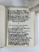 Decalandrier ou de L'Autobus Passy-Bourse à la Poésie pure. Très bel envoi pleine page à Maurice Rat sous forme de poème. par Tristan DEREME - Image 1