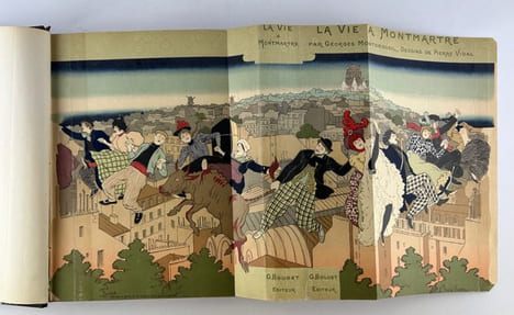 La Vie à Montmartre. Illustrations de Pierre Vidal.. Georges MONTORGUEIL