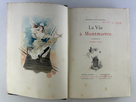 La Vie à Montmartre. Illustrations de Pierre Vidal.. Georges MONTORGUEIL