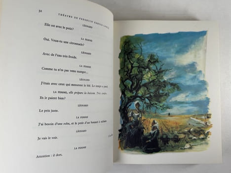 THEATRE. Noces de sang / Yerma / La maison de Bernarda Alba. Illustrations de G. Wakhevitch. Federico GARCIA LORCA