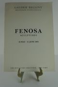 Fenosa - Sculptures, du 16 mai - 11 juin 1978 par Appel les FENOSA. Texte Michel Cournot. - Image 1