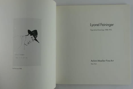 Catalogue d'exposition. Lyonel Feininger - Figurative Drawings, 1908-1912. Lyonel FEININGER