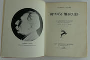 Opinions musicales de Gabriel Fauré.  par Gabriel FAURE. Présenté par P.-G. Gheusi - Image 2