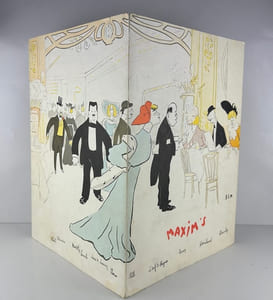 (Menu) RESTAURANT " MAXIM'S ". Illustration de couverture par SEM. Format 26x37cm