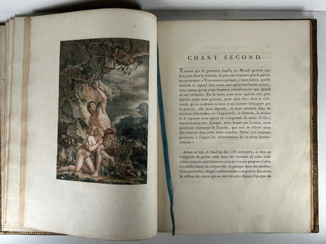 Mort d'Abel, Poëme De Gessner, Traduit Par Hubert. Édition Ornée d'Estampes imprimées en couleur, d'après les Dessins De M. Monsiau, Peintre De ...