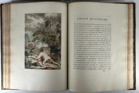 Mort d'Abel, Poëme De Gessner, Traduit Par Hubert. Édition Ornée d'Estampes imprimées en couleur, d'après les Dessins De M. Monsiau, Peintre De ...