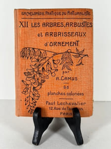 Les arbres, arbustes et arbrissaux d'ornement. 90 planches coloriées, avec explications. 100 figures originales de l'auteur. Encyclopédie pratique du naturaliste XII.