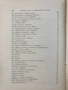 Machines pour la fabrication du papier. Extraits des cours professés à l'Ecole française de papeterie de Grenoble. Généralités sur l'industrie du ...