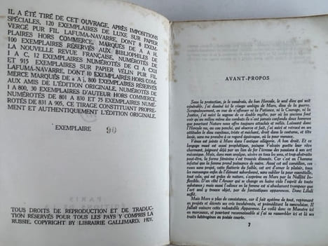 Mars ou la Guerre Jugée. Edition originale. . ALAIN (Emile Chartier)