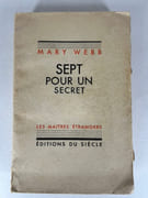Sept pour un secret... (Seven for a secret). Traduction de l'anglais par Maurice Rémon. Introduction d'Edmond Jaloux. par Mary WEBB - Image 1