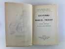 Souvenirs sur Marcel Proust. Accompagnés de lettres inédites. Un des 100 ex. sur vélin pur fil Lafuma. N°CXXI. Robert DREYFUS