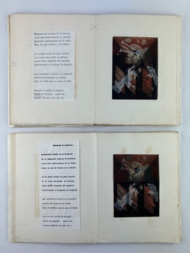 LIVRE D'ARTISTE - MAQUETTES pour "Poèmes - Cinq gravures originales de Visat", en deux états. . ARRABAL - Georges VISAT