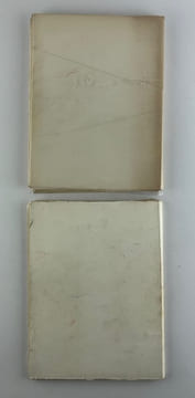 LIVRE D'ARTISTE - MAQUETTES pour "Poèmes - Cinq gravures originales de Visat", en deux états. . ARRABAL - Georges VISAT