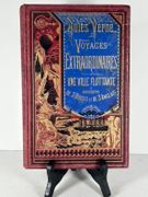 Une ville flottante - Les forceurs de blocus.  Aventures de 3 russes et de 3 anglais. Vignettes par Férat, gravures par Pannemaker et Hildibrand. par Jules VERNE - Image 1