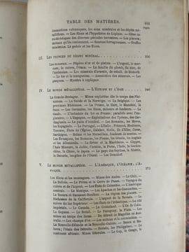 La vie souterraine ou Les mines et les mineurs. Ouvrage illustré de 160 gravures sur bois, de 20 cartes tirées en couleurs et de 10 planches imprimées ...