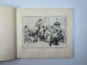 (CURIOSA)  Album anonyme illustré de 15 planches érotico-humoristiques N/B sur fort papier couché contrecollées sur un papier matière. Chaque planche illustre une thématique : La confection, Le salon de coiffure/barbier, La chirurgie, La chasse, Le jardinage, L'orchestre, Le tribunal, La vie monacale, Le cirque, Le bal, L'Orient, La restauration, L'Enfer, La rue, La vie nocturne à Paris. par Anonyme - Image 3