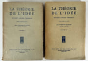 La théorie de l'idée suivant l'école thomiste (étude d'après les textes). En 2 volumes, complet.  par Pierre GARIN - Image 1