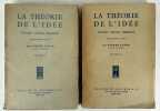 La théorie de l'idée suivant l'école thomiste (étude d'après les textes). En 2 volumes, complet. . Pierre GARIN