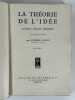 La théorie de l'idée suivant l'école thomiste (étude d'après les textes). En 2 volumes, complet. . Pierre GARIN