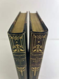 Paris Vieux & Neuf. En 2 volumes : La Rive Gauche, La Rive Droite. Illustrations en noir de Charles Huard