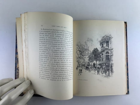 Paris Vieux & Neuf. En 2 volumes : La Rive Gauche, La Rive Droite. Illustrations en noir de Charles Huard. André Billy - Charles Huard