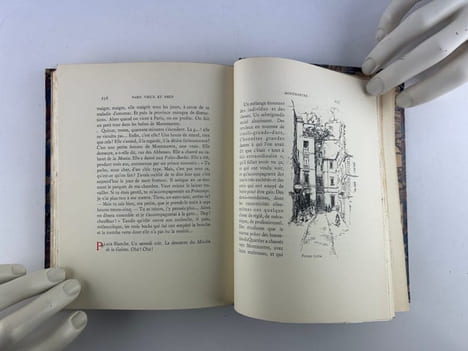 Paris Vieux & Neuf. En 2 volumes : La Rive Gauche, La Rive Droite. Illustrations en noir de Charles Huard. André Billy - Charles Huard