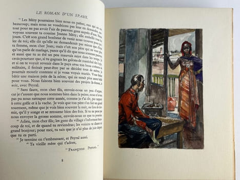 Le roman d'un spahi. Pierre LOTI. Illustrations de Ch. FOUQUERAY