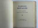 Paroles royales. Lettres et Manifestes du Monseigneur le Duc de Guise. . Duc de GUISE. Albert DECARIS